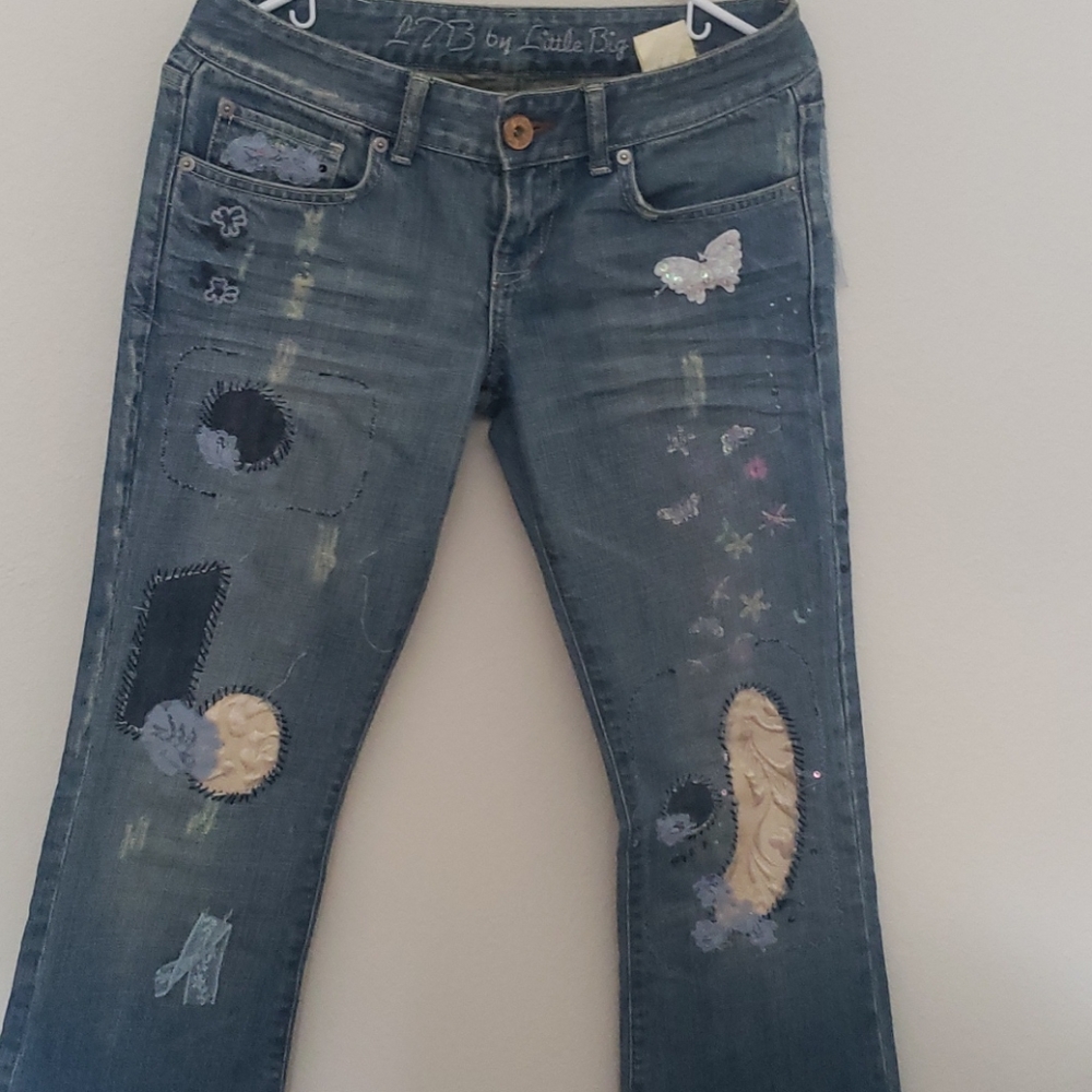 LTB by little big embroidered jeans